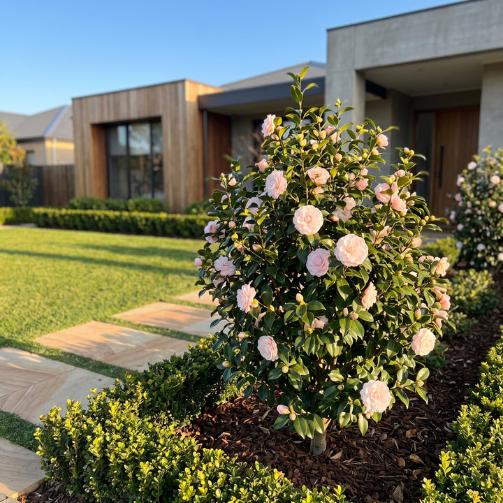 Camellia Buttons and Bows
