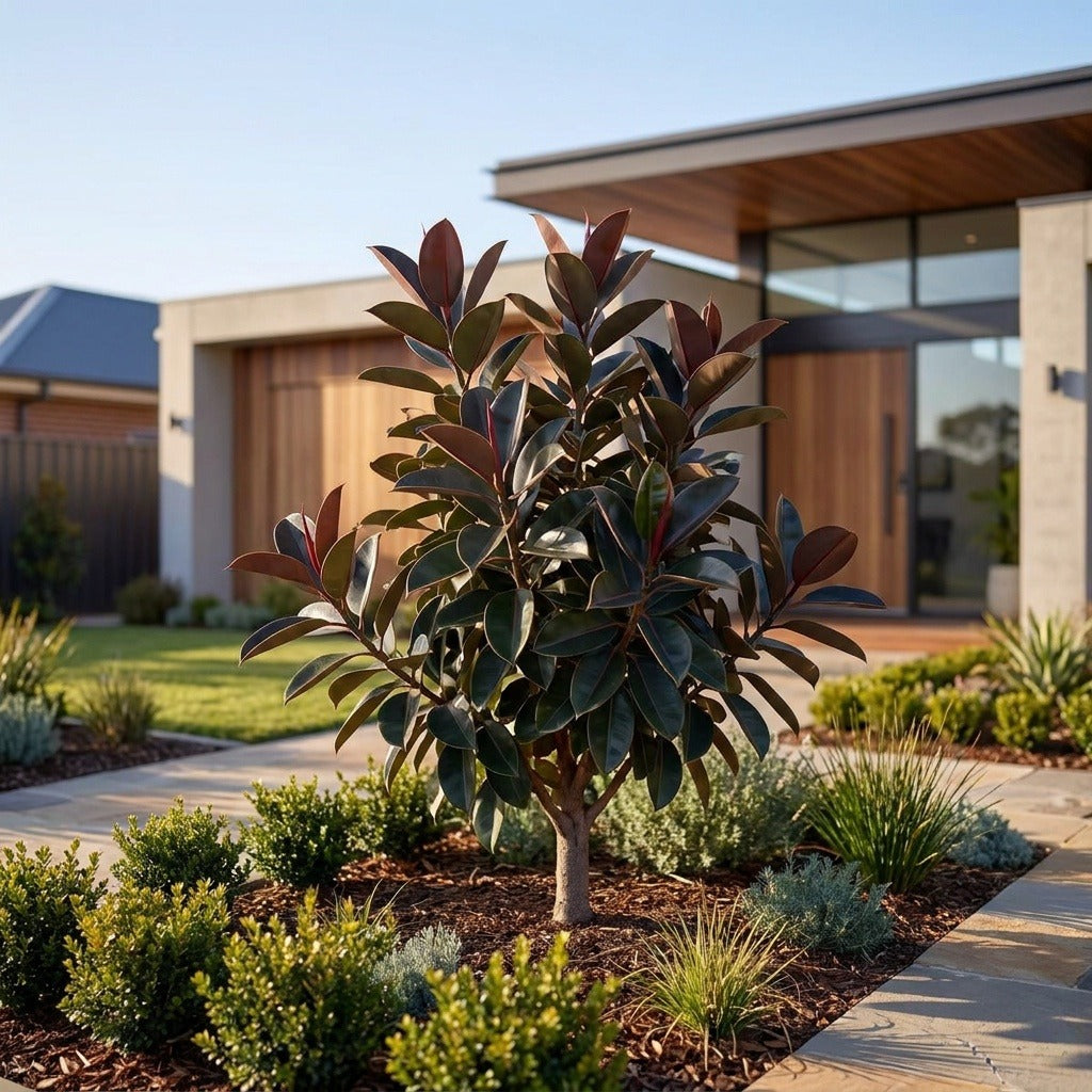 Burgundy Rubber Tree - Ficus elastica 'Burgundy'