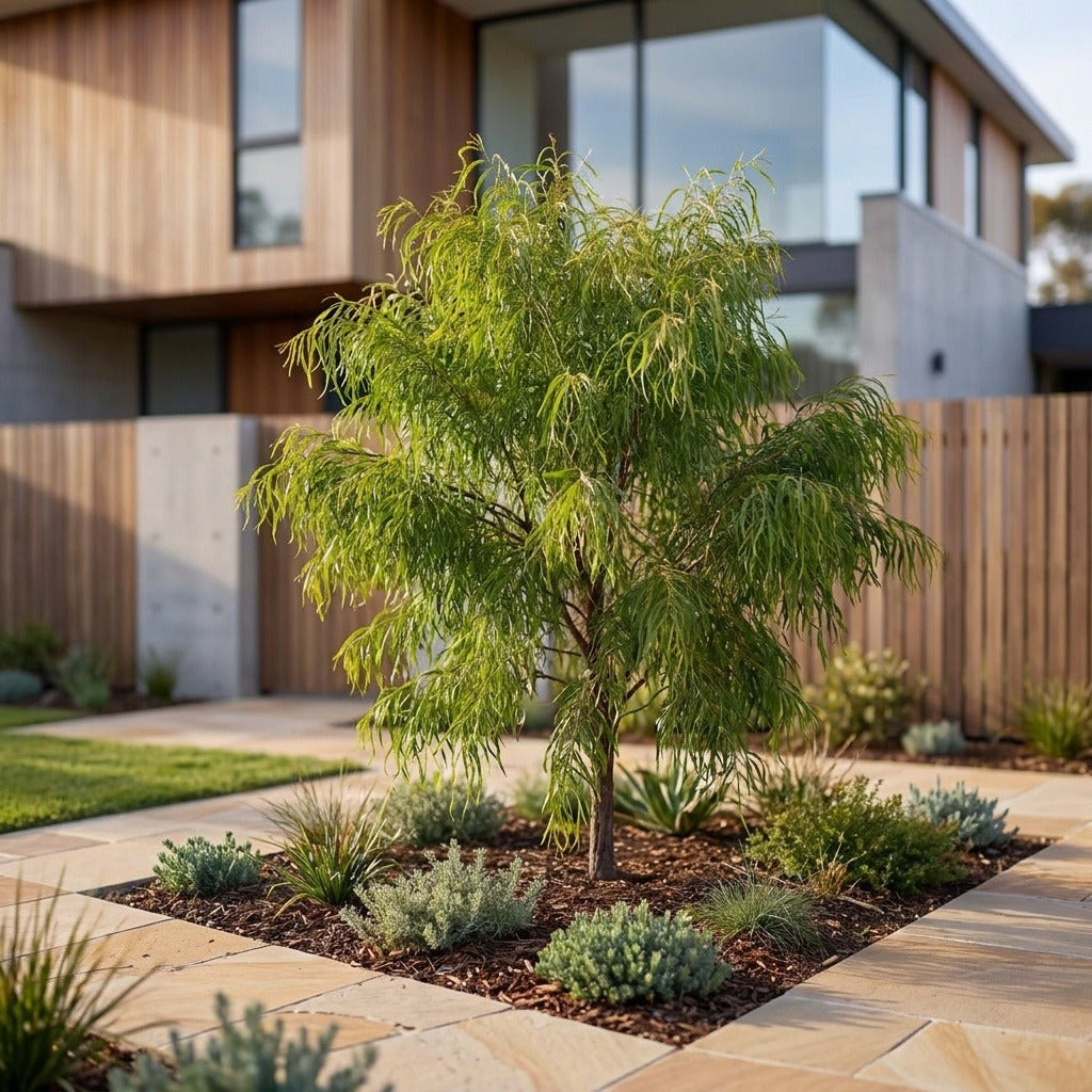 Green Wave Sticky Wattle Standard - Acacia howittii 'Green Wave'