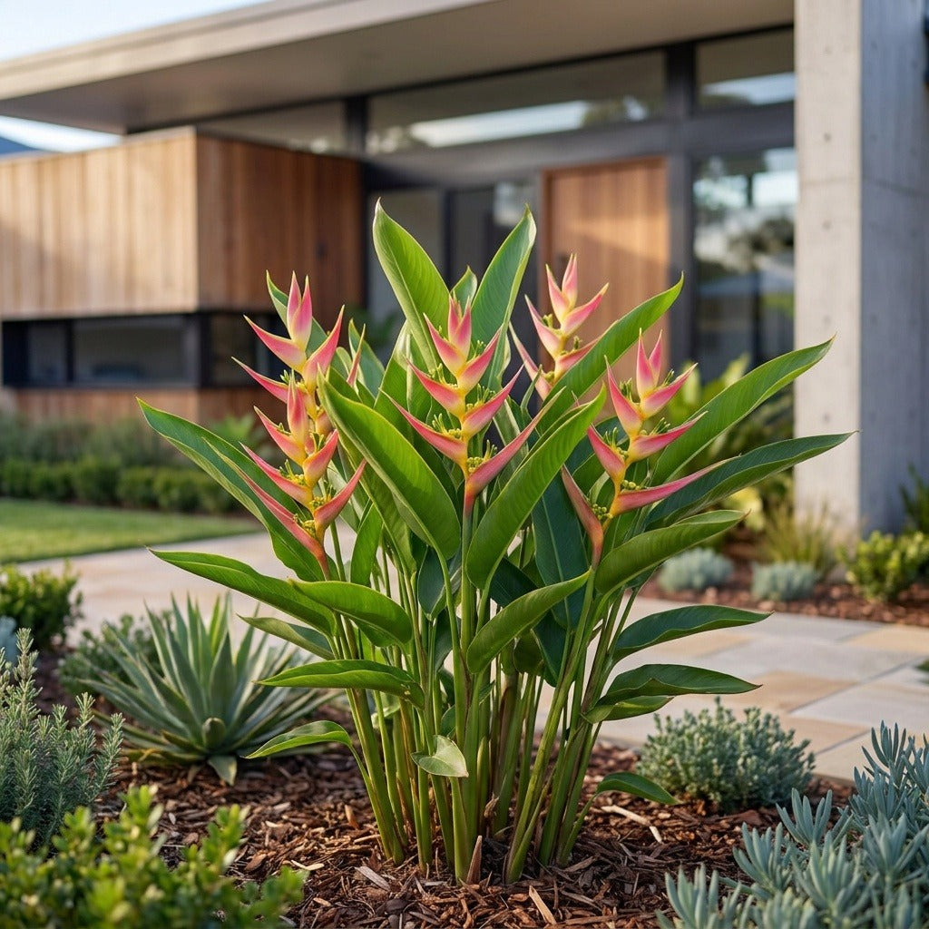 Heliconia psittacorum 'Lady Di' - Heliconia psittacorum