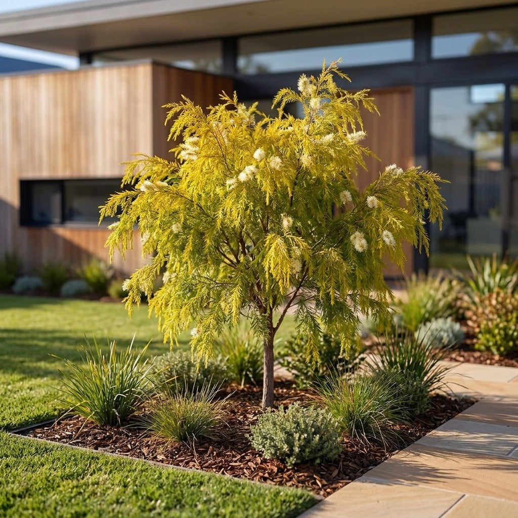 Melaleuca ‘Revolution Gold’ - Melaleuca bracteata cultivar