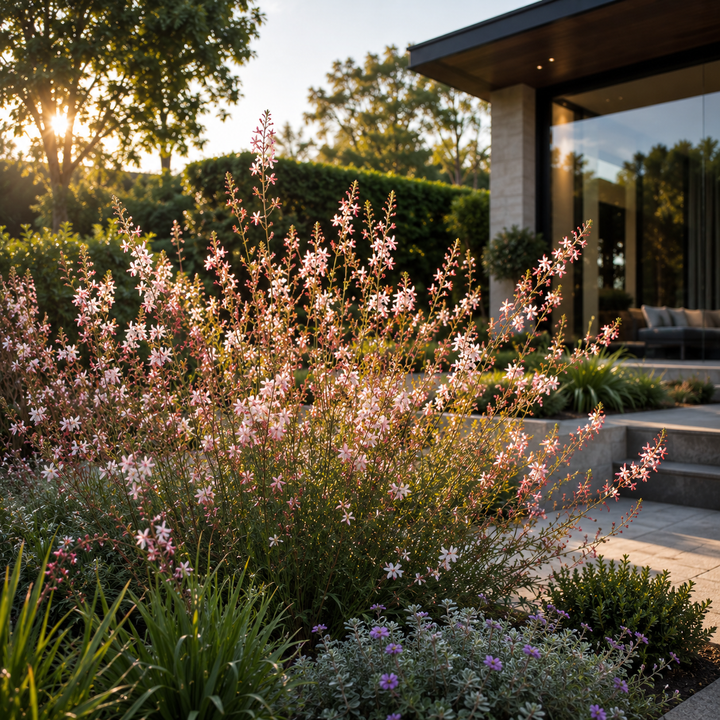 Butterfly Bush - Gaura lindheimeri plant image in an Australian garden setting