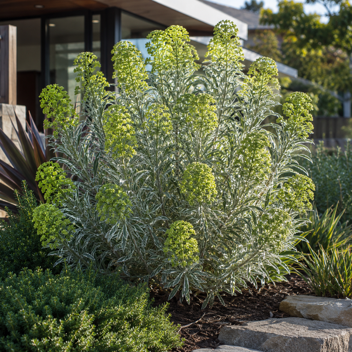 Euphorbia characias Silver Swan