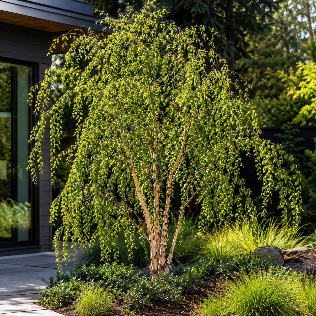 Betula nigra Summer Cascade