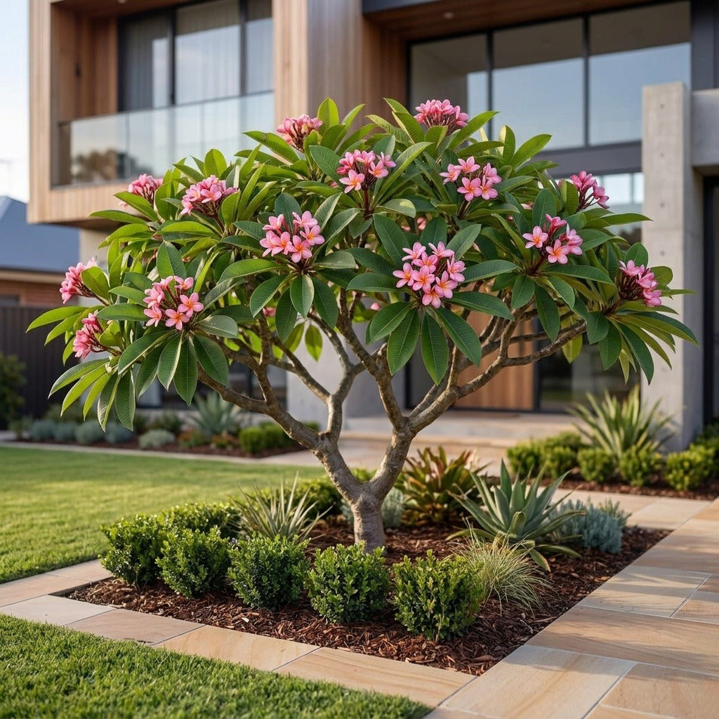 Pink Frangipani - Plumeria rubra