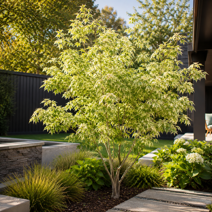 Acer negundo ‘Sensation’ - Acer negundo ‘Sensation’ in an Australian garden setting