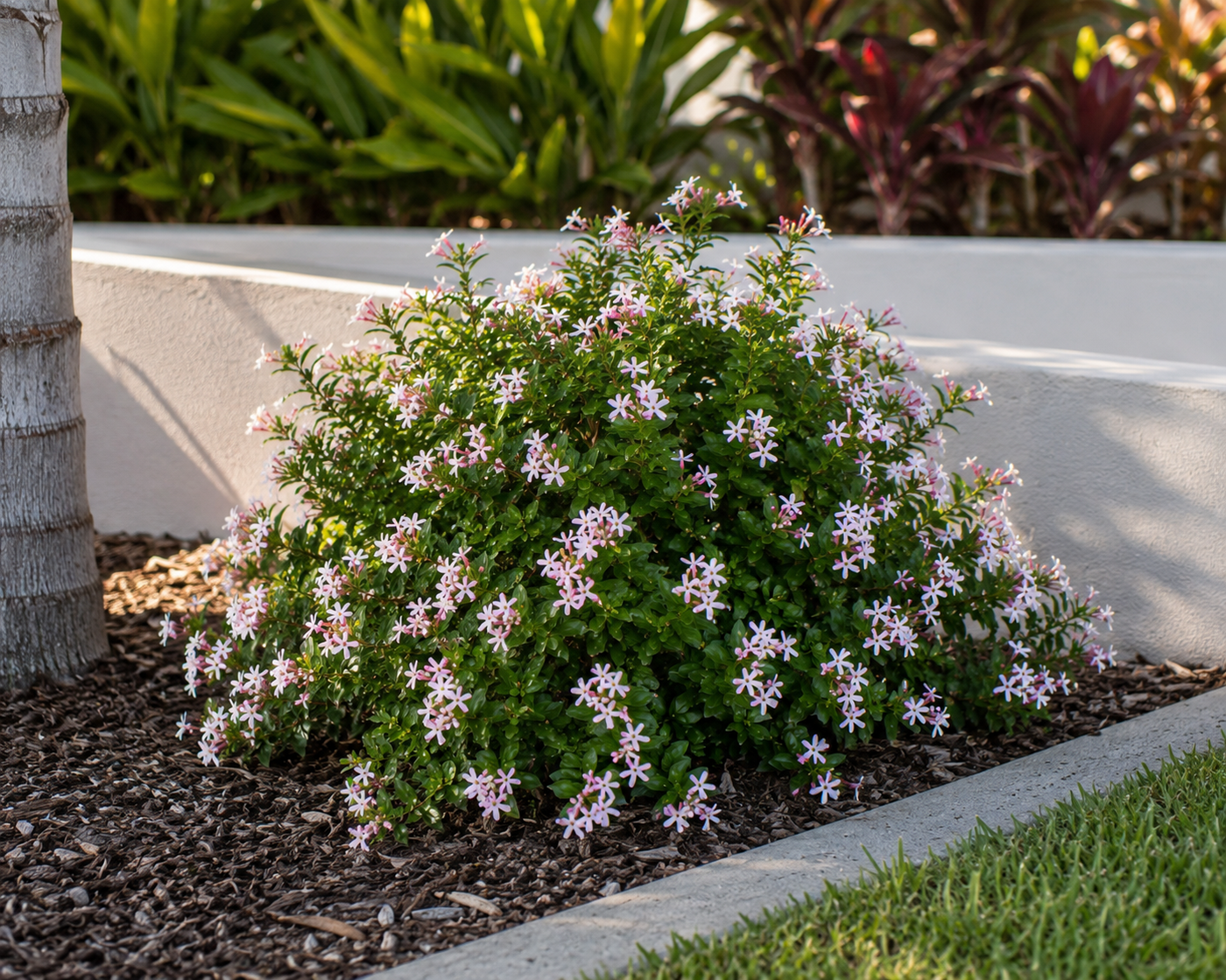 Acmadenia Starblush - Acmadenia Starblush in an Australian garden setting