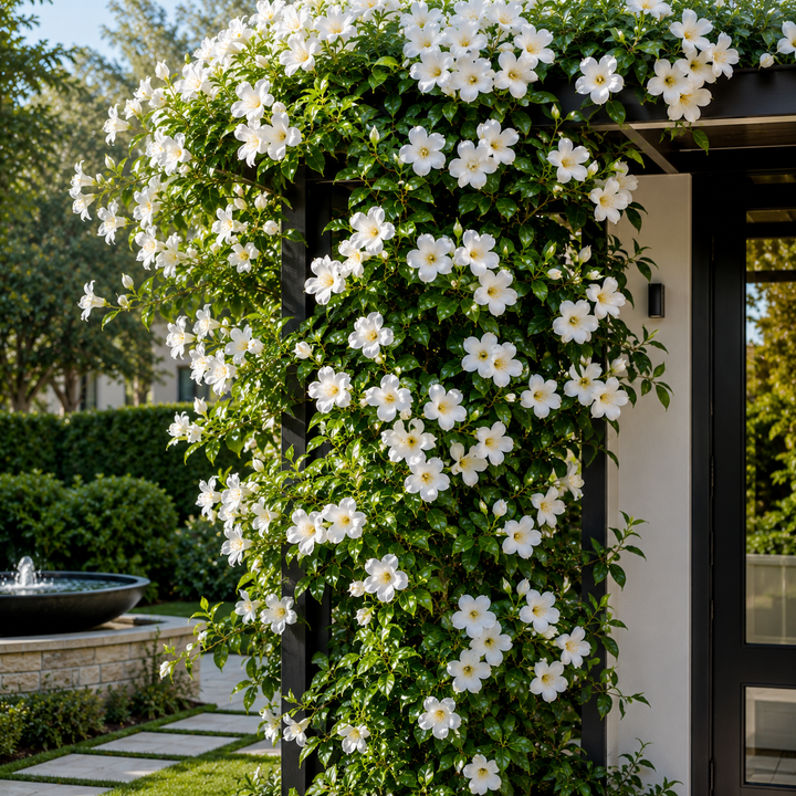 Pandorea jasminoides Alba