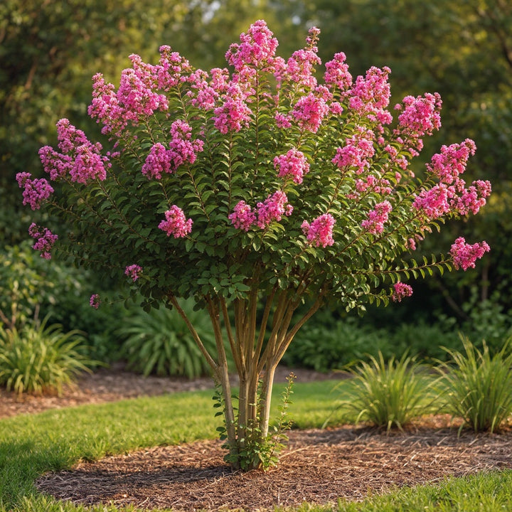 Biloxi Crepe Myrtle plant showing attractive smooth bark