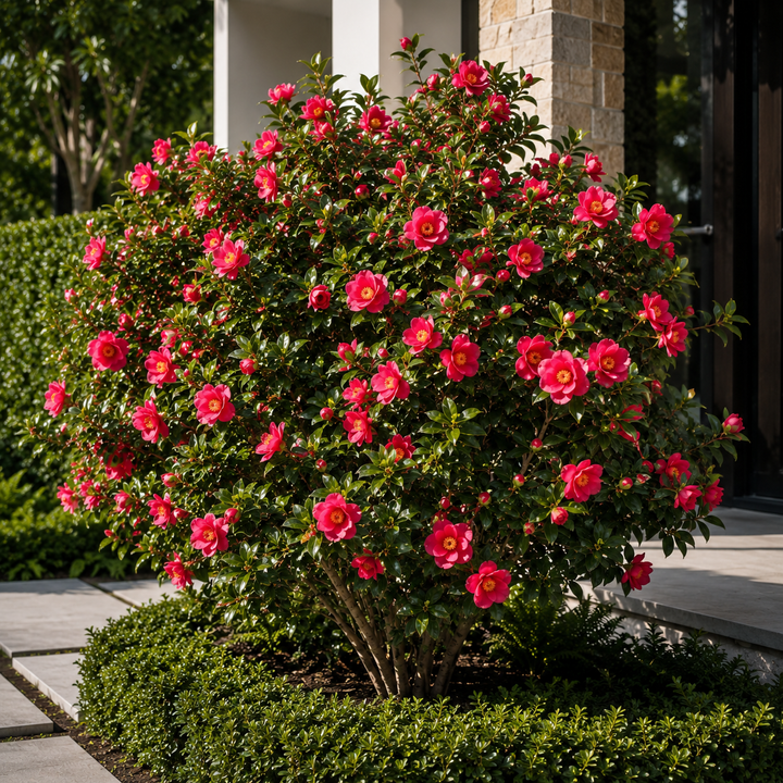 Camellia sasanqua Yuletide