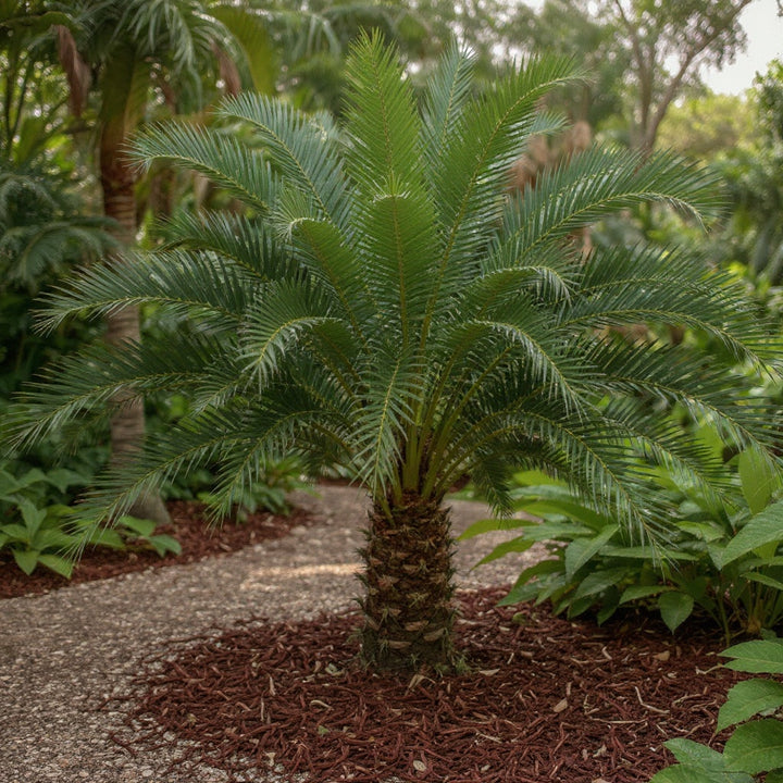 Carpoxylon Palm showing gorgeous feather-like fronds