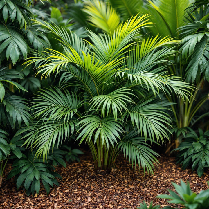 Coontie Palm showing compact, symmetrical