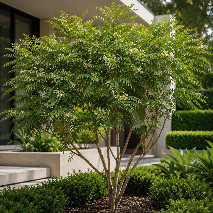 Curry Tree - Murraya koenigii in an Australian garden setting