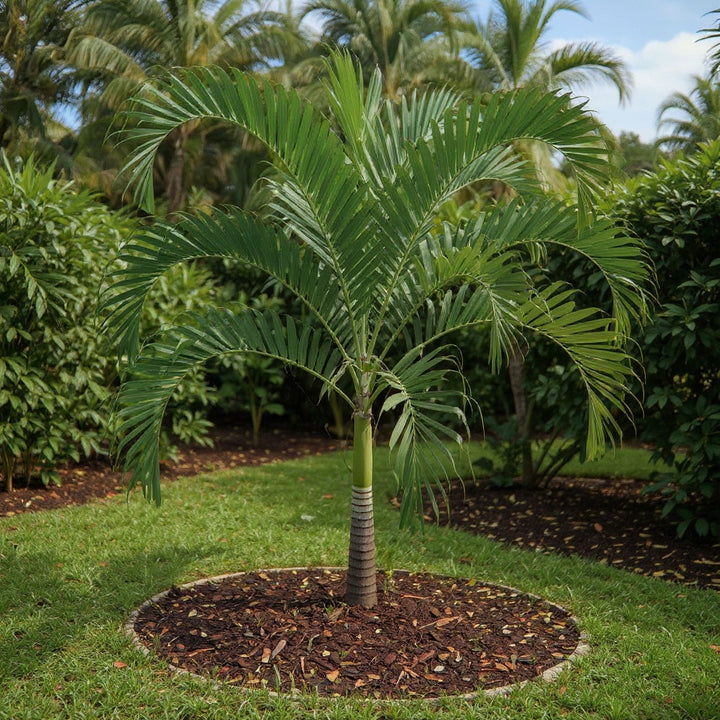 Fine Leaf Palm showing soft, fine fronds sway beautifully in the breeze