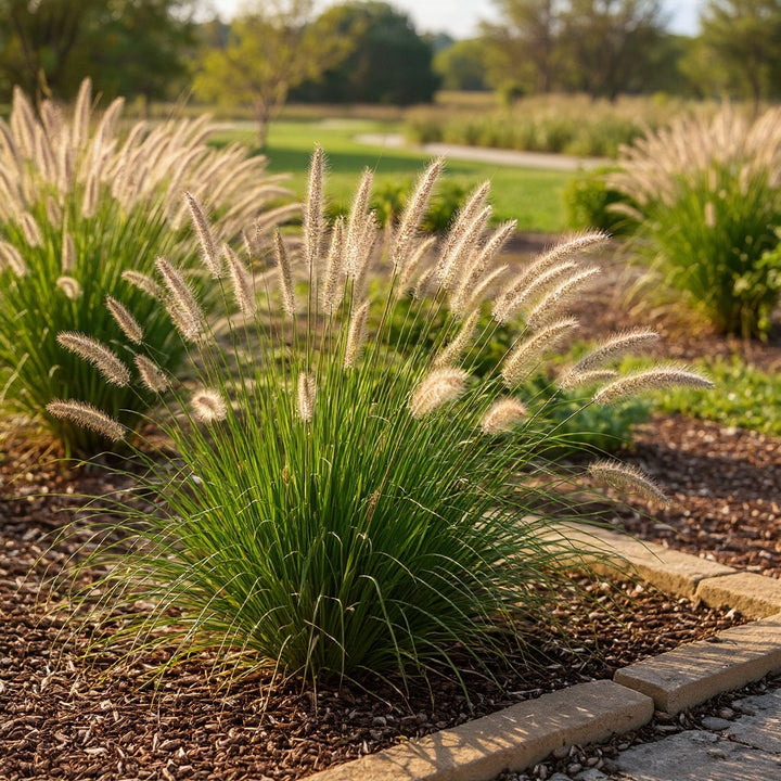 Fountain Grass showing soft, fountain-like foliage