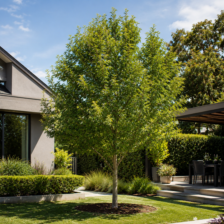 Fraxinus pennsylvanica Cimmaron™ - Fraxinus pennsylvanica ‘Cimmzam’ in an Australian garden setting