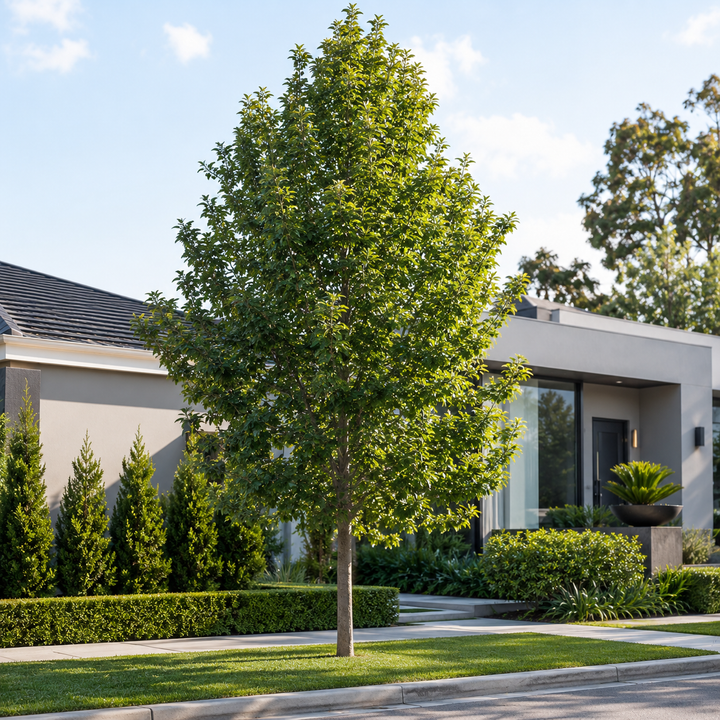 Fraxinus pennsylvanica Urbanite® - Fraxinus pennsylvanica ‘Urbdell’ in an Australian garden setting