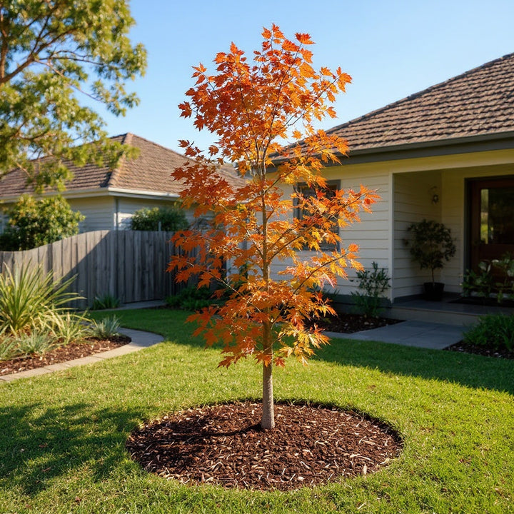 Full Moon Maple plant showing large, rounded foliage