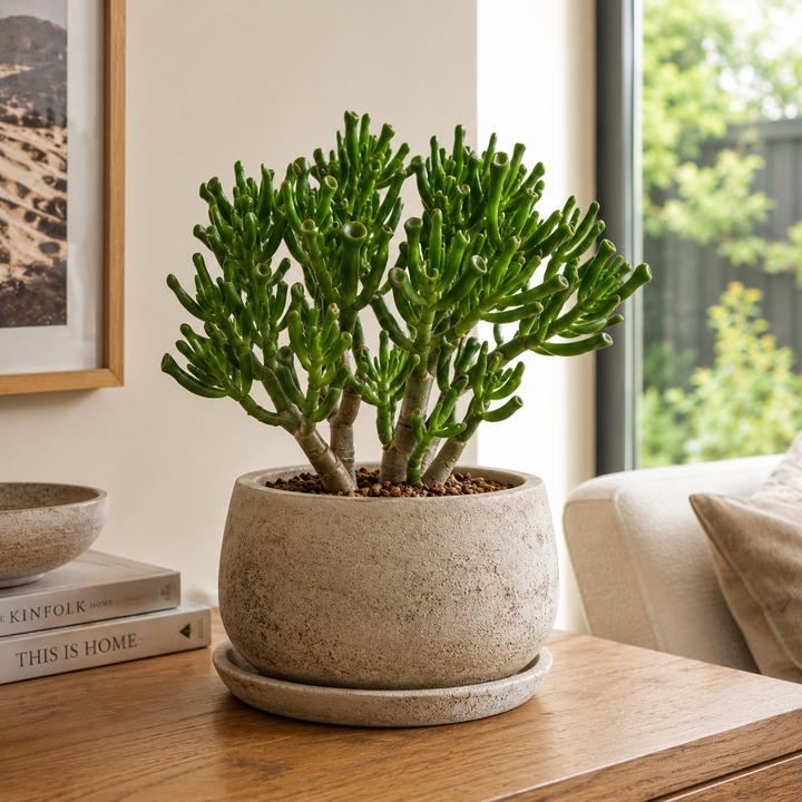 Gollum Jade - Crassula ‘Gollum’ in an Australian garden setting