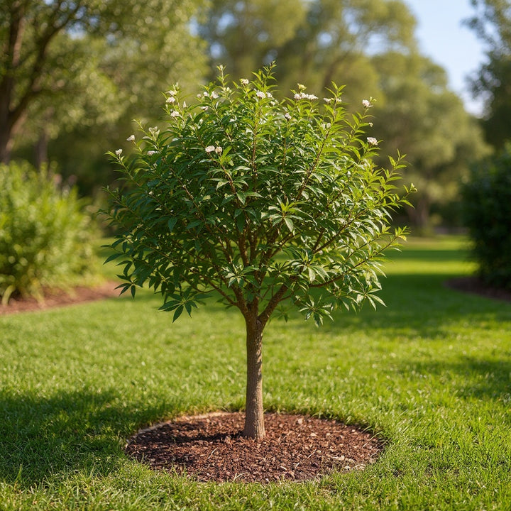 Green Vase Zelkova plant showing lush green foliage