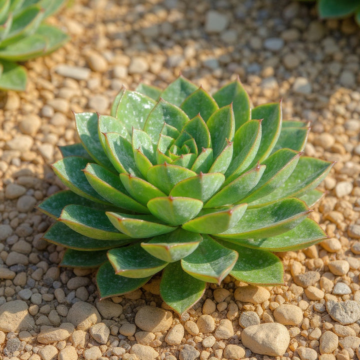 Jade Plant showing delicate white-pink flowers
