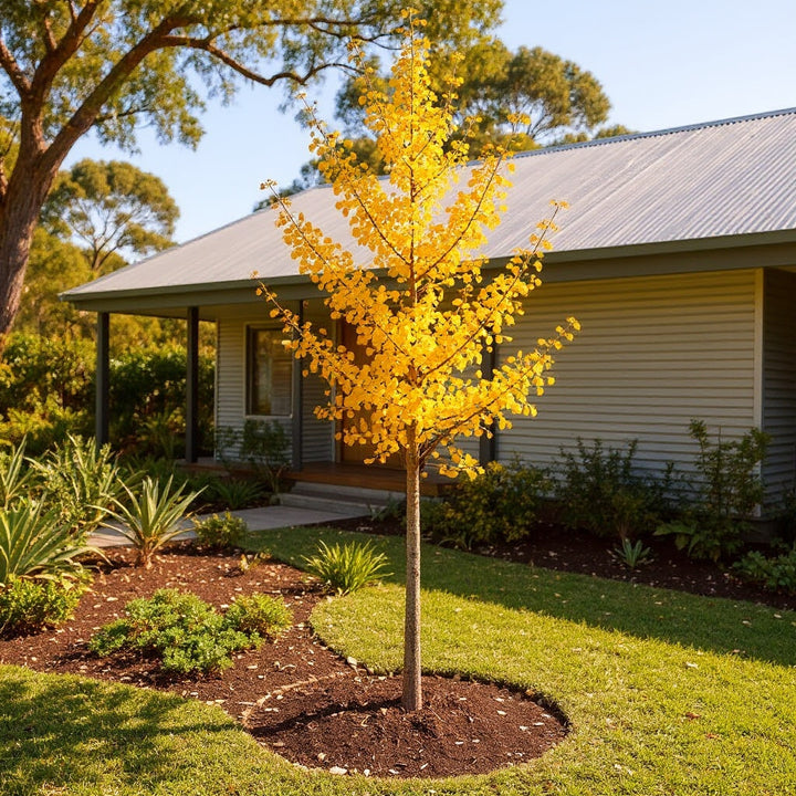 Maidenhair Tree showing unique foliage shape