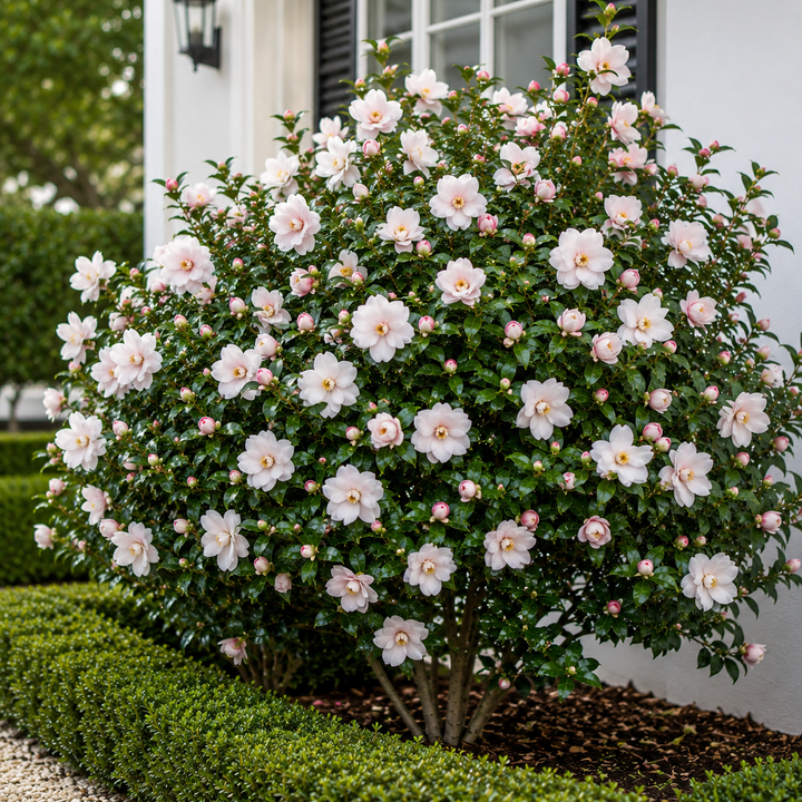 Camellia sasanqua Paradise Pearl