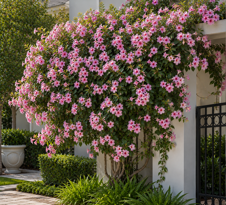 Pandorea jasminoides Pink Magic