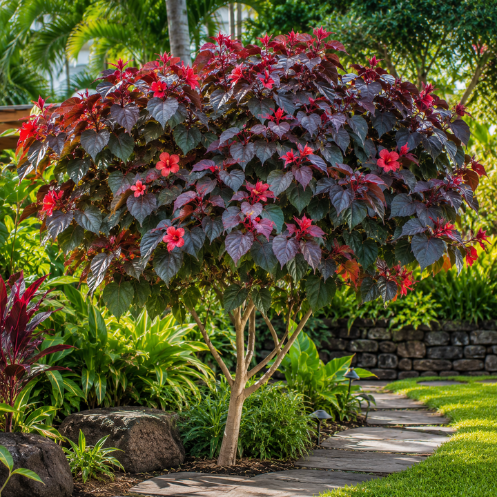 Hibiscus tiliaceus Rubra