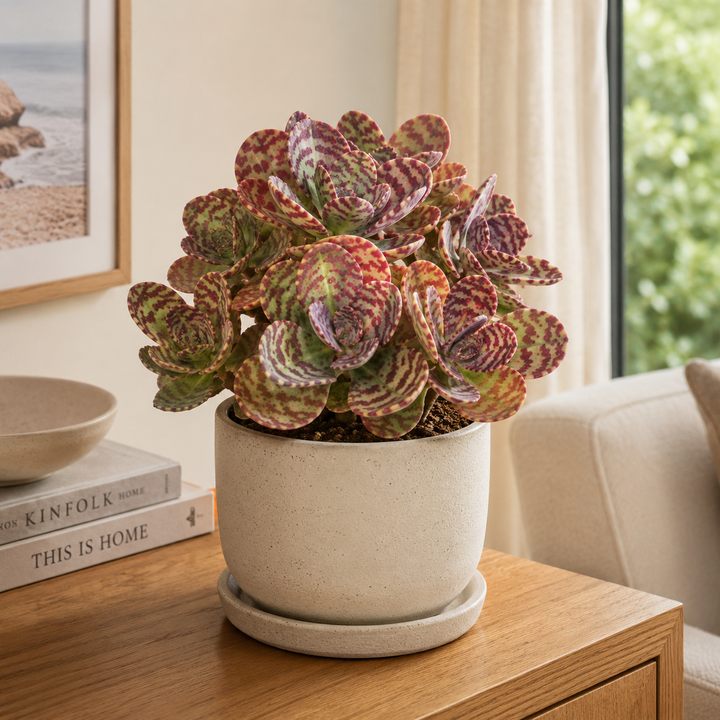 Striped Kalanchoe - Kalanchoe humilis in an Australian garden setting