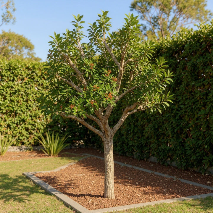Tuckeroo Tree showing yellow to green flowers