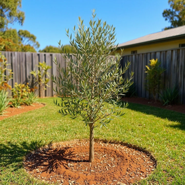Verdale Olive plant showing elegant silvery foliage
