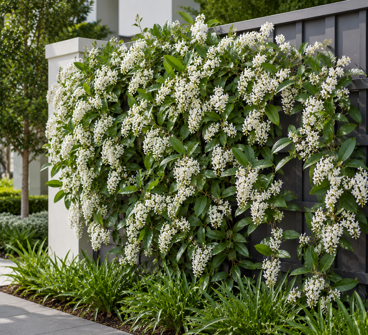 Hardenbergia violacea White Out
