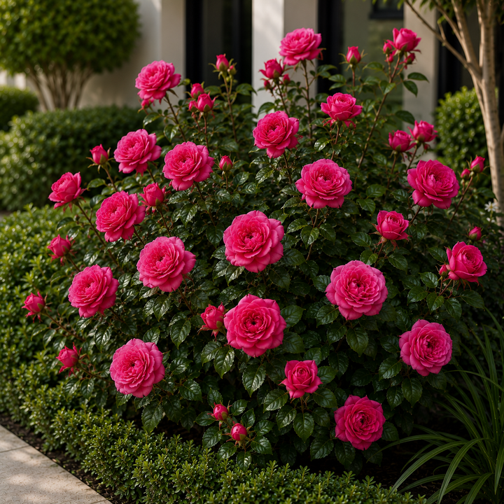 Zepeti Rose - Rosa 'Zepeti' in an Australian garden setting