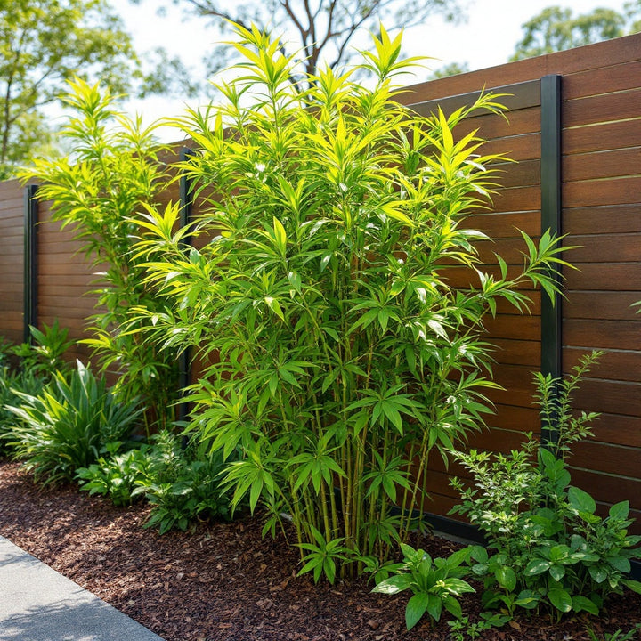 Zollingeri Bamboo showing tall, graceful canes