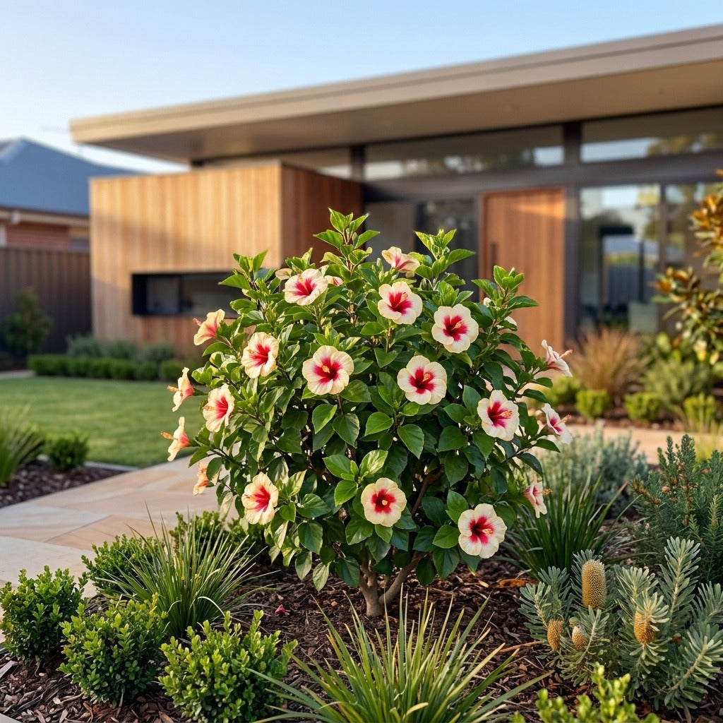 Popsicle Hibiscus - Hibiscus Lollipops x Hibiscus brucei 'Popsicle'