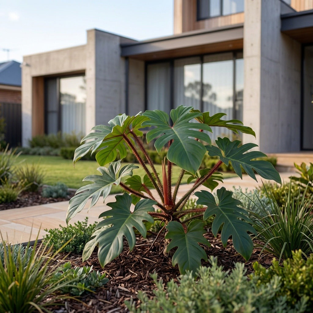 Red Hairy Philodendron - Philodendron squamiferum