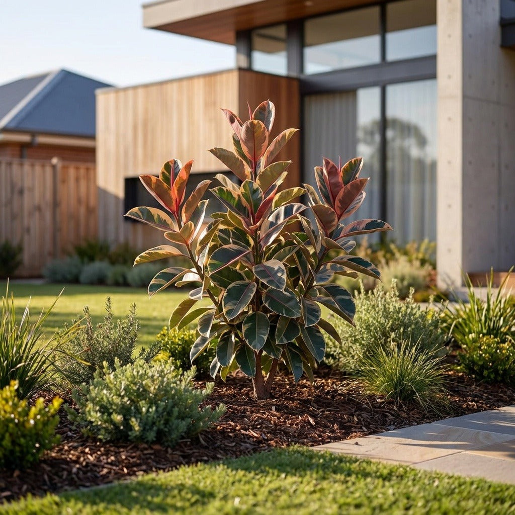 Ruby Rubber Plant - Ficus elastica 'Ruby'
