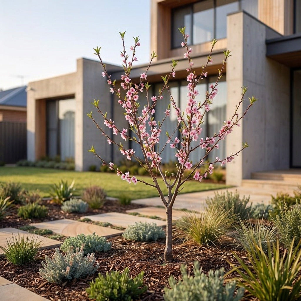 Sunbob Nectarine Tree - Prunus persica var. nucipersica 'Sunbob'