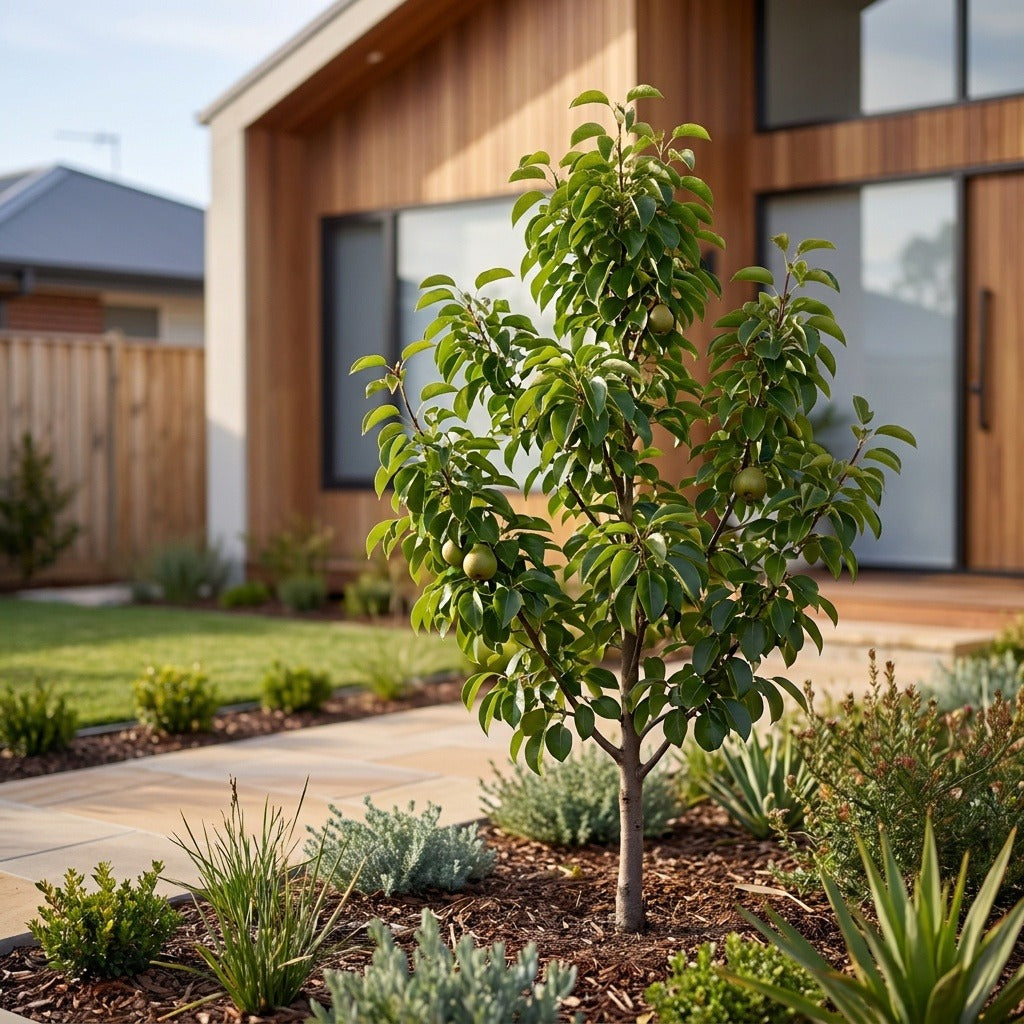 Sunshine Nashi Pear Tree - Pyrus pyrifolia 'Sunshu Sunshine'
